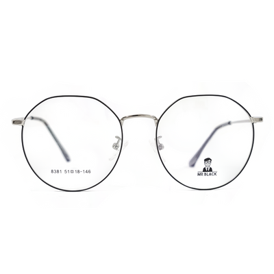 Sleek Round Eyeglasses (8381) by Mr Black - 3 Colours - Raylite Optical Store