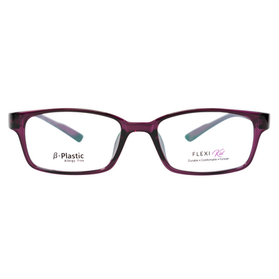 Flexi Kids Eyeglasses F12 (Shiny Dark Purple) - Raylite Optical Store