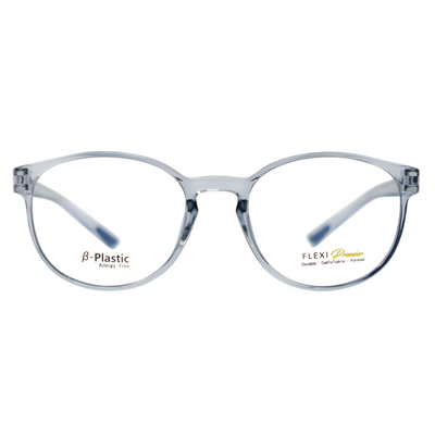 Flexi Eyeglasses F16 (Shiny Clear Cool Grey) - Raylite Optical Store