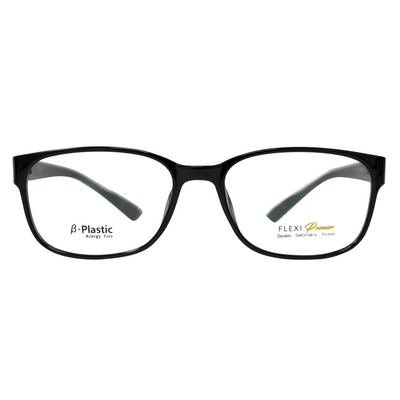 Flexi Eyeglasses F2 (Shiny Black) - Raylite Optical Store