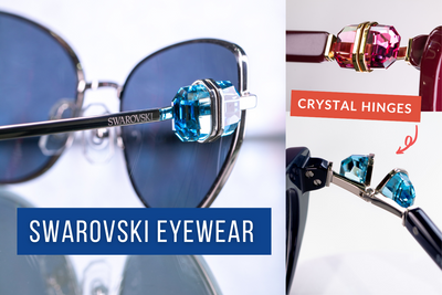 A Closer Look at Swarovski's Eyewear Collection: Crystal Hinges & More - Raylite Optical Orchard