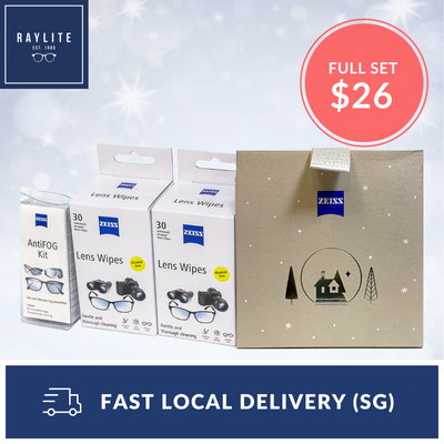 ZEISS Christmas Gift Set (3 Colours) - AntiFOG + Lens Wipes - Raylite Optical Store