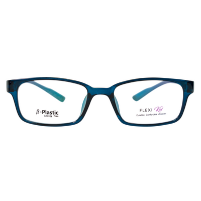 Flexi Kids Eyeglasses F12 (Shiny Dark Blue) - Raylite Optical Store