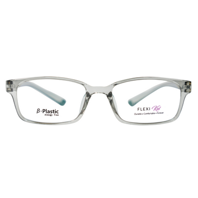 Flexi Kids Eyeglasses F12 (Clear Light Grey) - Raylite Optical Store