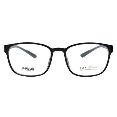 Flexi Eyeglasses F13 (Shiny Black) - Raylite Optical Store