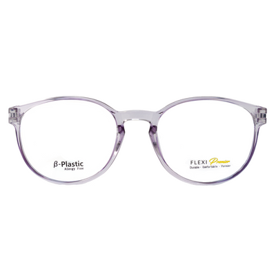 Flexi Eyeglasses F16 (Shiny Clear Light Purple) - Raylite Optical Store