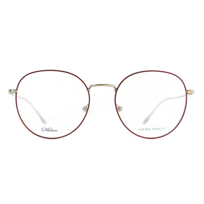 Laura Ashley Titanium Eyeglasses in Red (LA-17-680) - Raylite Optical Store
