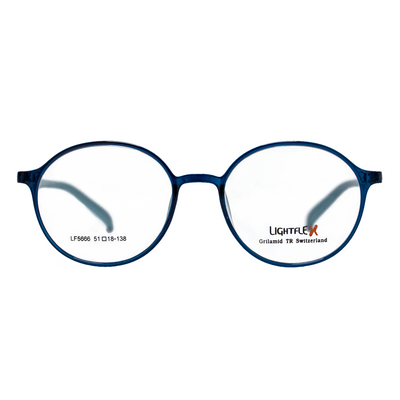 Lightflex Eyeglasses LF5666 (Dark Blue) - Raylite Optical Store