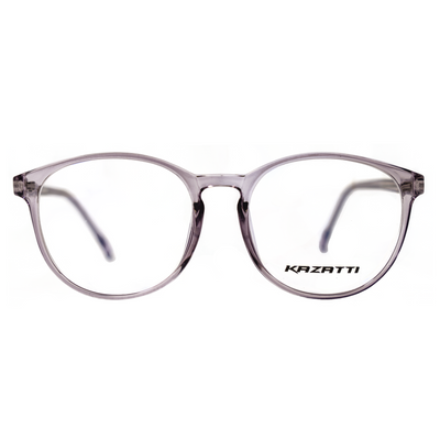 Round Eyeglasses in Clear Lavender (8555) by KAZATTI - Raylite Optical Store